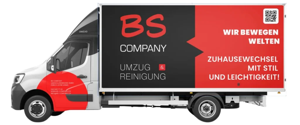 Umziehen mit Umzugsunternehmen Zürich: BS Company GmbH
